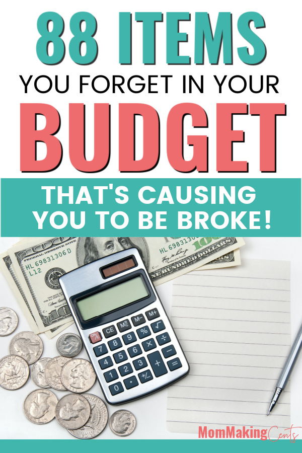 Budgeting Categories You Probably Forgot About