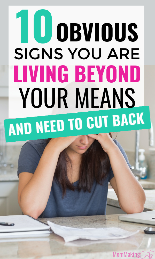 10 Warning Signs You Are Living Beyond Your Means