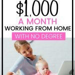 21 Ways to make an extra $1000 a month from home